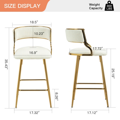 Bar Stools Corduroy Kitchen Island