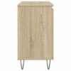Bathroom Cabinet Sonoma Oak 58x33x60 cm Wood-based material