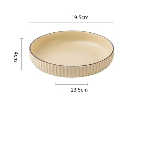 Vintage Ceramic Stir-fry Plate