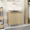 Bathroom Cabinet Sonoma Oak 58x33x60 cm Wood-based material
