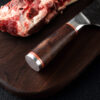 Hammer brushed kitchen knife