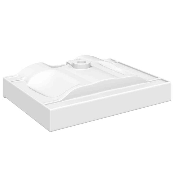 Luxury Ceramic Rectangular Washbasin with Tap Hole