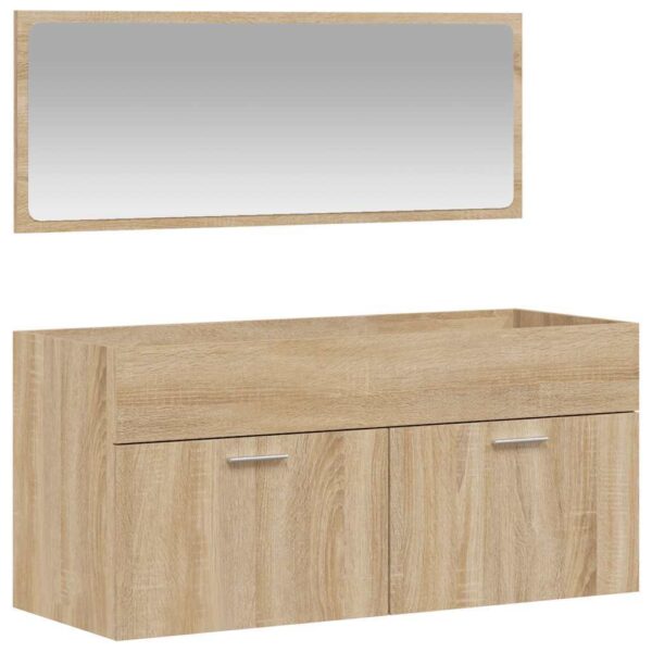 50b4bc12-d420-4bd6-a92e-b4df4401e991.jpg bathroom cabinet with mirror, Sonoma oak wood composite, bathroom cabinet