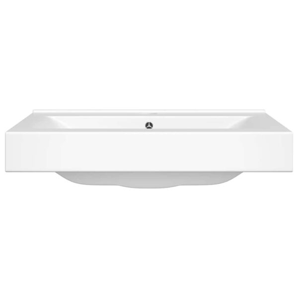 Luxury Ceramic Rectangular Washbasin with Tap Hole