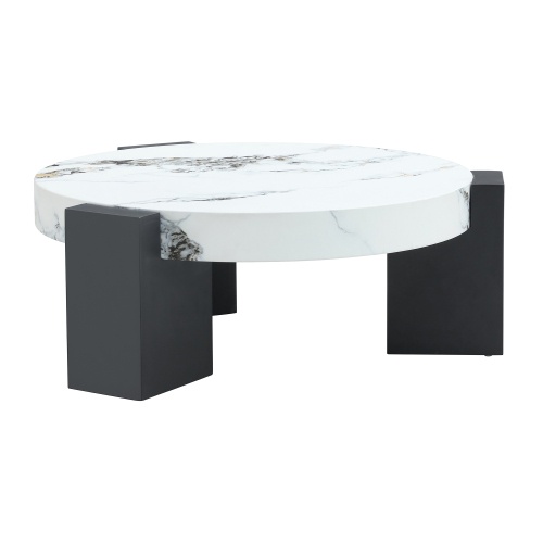 Double-Layer Round Coffee Table