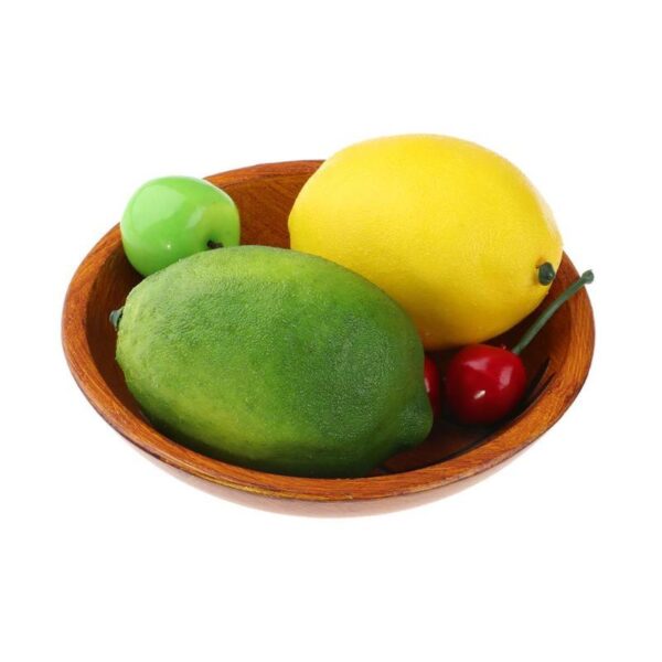 Wooden fruit bowl