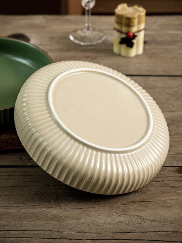 Vintage Ceramic Stir-fry Plate