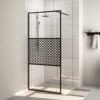Shower Enclosure for Walk-in Shower with Clear Tempered Safety Glass