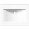 Luxury Ceramic Rectangular Washbasin with Tap Hole