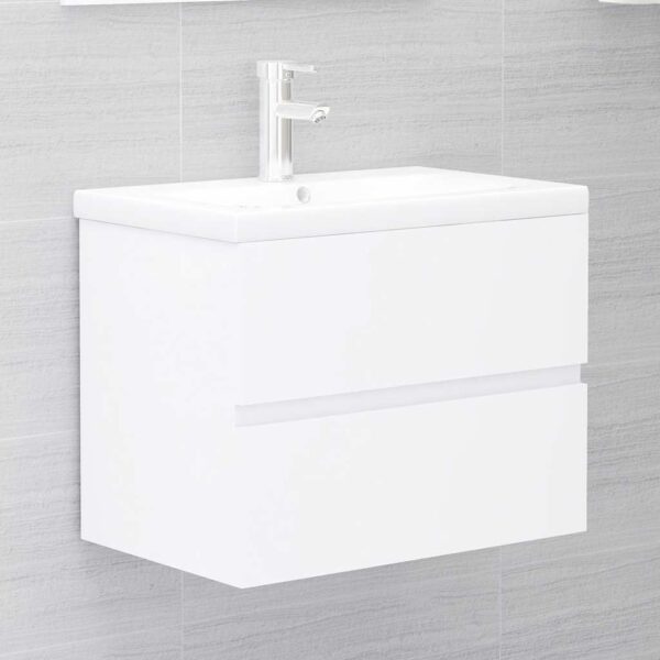 2-piece bathroom furniture set, wood-based material
