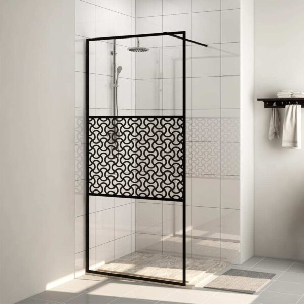 Shower Enclosure for Walk-in Shower with Clear Tempered Safety Glass