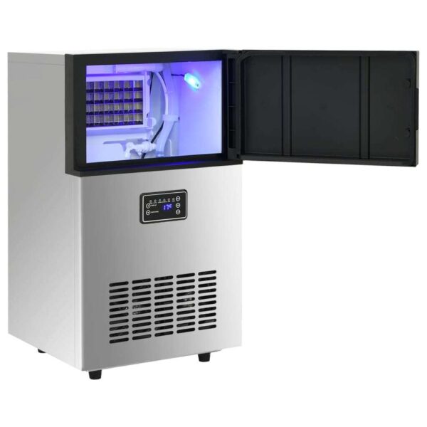 Ice Cube Machine Silver 45 kg / 24 h