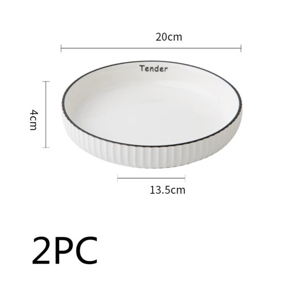 Vintage Ceramic Stir-fry Plate