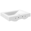 Luxury Ceramic Rectangular Washbasin with Tap Hole