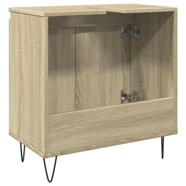Bathroom Cabinet Sonoma Oak 58x33x60 cm Wood-based material