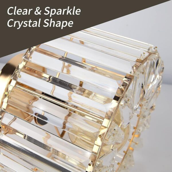 Milky White Ceiling Bedroom Lighting Crystal Lamp