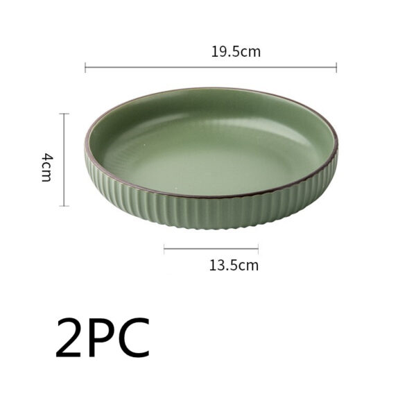 Vintage Ceramic Stir-fry Plate