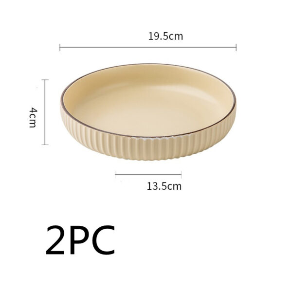 Vintage Ceramic Stir-fry Plate