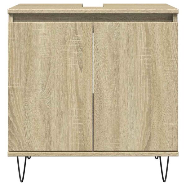 Bathroom Cabinet Sonoma Oak 58x33x60 cm Wood-based material