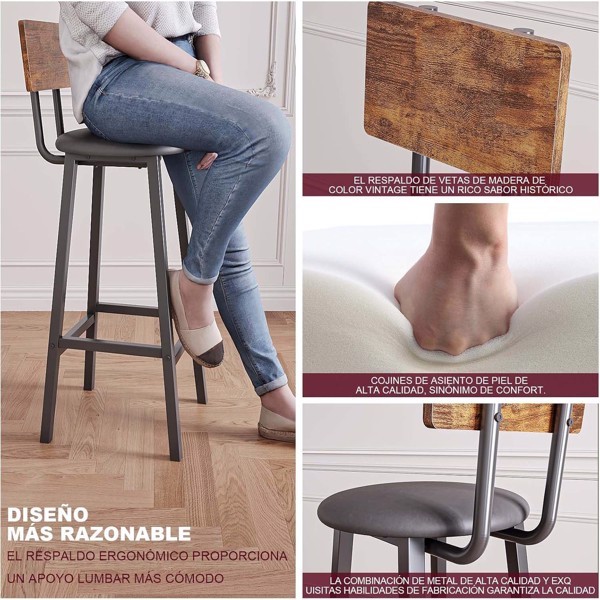 Bar Stool 2-piece