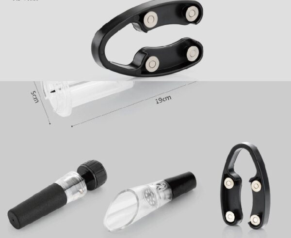 Red wine pressure bottle opener