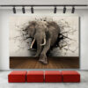Elephant Canvas Painting