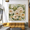 4d94751e-187f-4659-a24a-10c10f4773a7.jpg Green Leaves Yellow Rose Flowers Mural For Home Decor