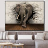 Elephant Canvas Painting