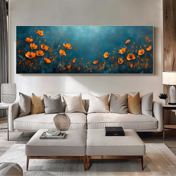 7ab511b8-38d9-4f2b-959c-a3332eac730e.jpg Abstract Floral Handmade Oil Painting