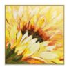 Hand-Painted Oil Painting  Abstract Sunflower Flowers