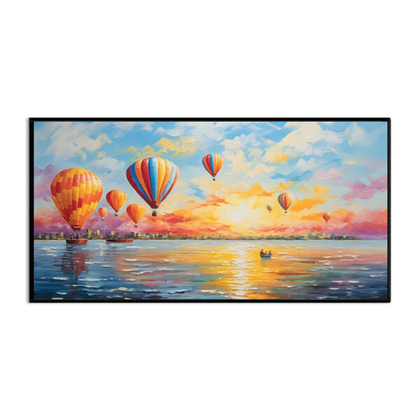 Hot Air Balloon Canvas Wall Art