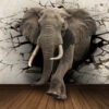 Elephant Canvas Painting
