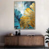 dde4d8ff-13ad-49df-bb3b-fe7e4979e9f1.jpg Handmade Oil Painting Canvas Golden Banana Large Leaves