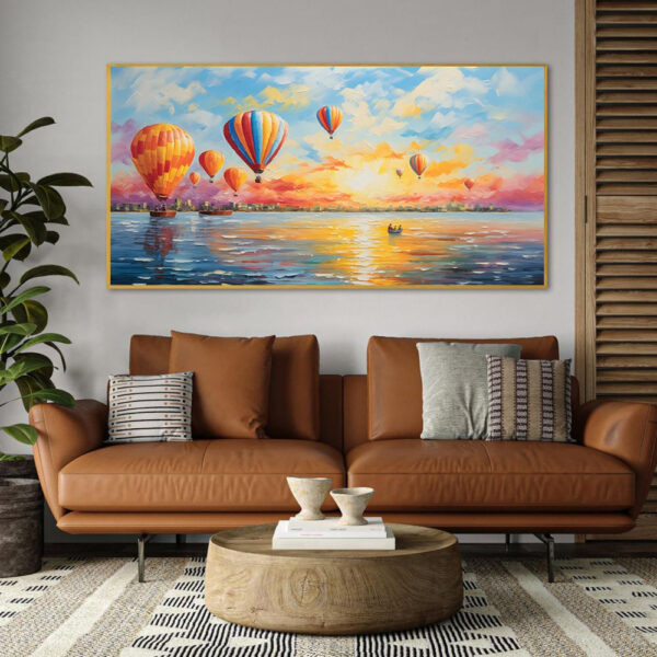 Hot Air Balloon Canvas Wall Art