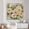 ef0f9b6d-317b-418e-afe3-2fb89cd3e11d.jpg Green Leaves Yellow Rose Flowers Mural For Home Decor