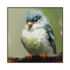 Hand Painted  Oil Painting Bird Kawaii